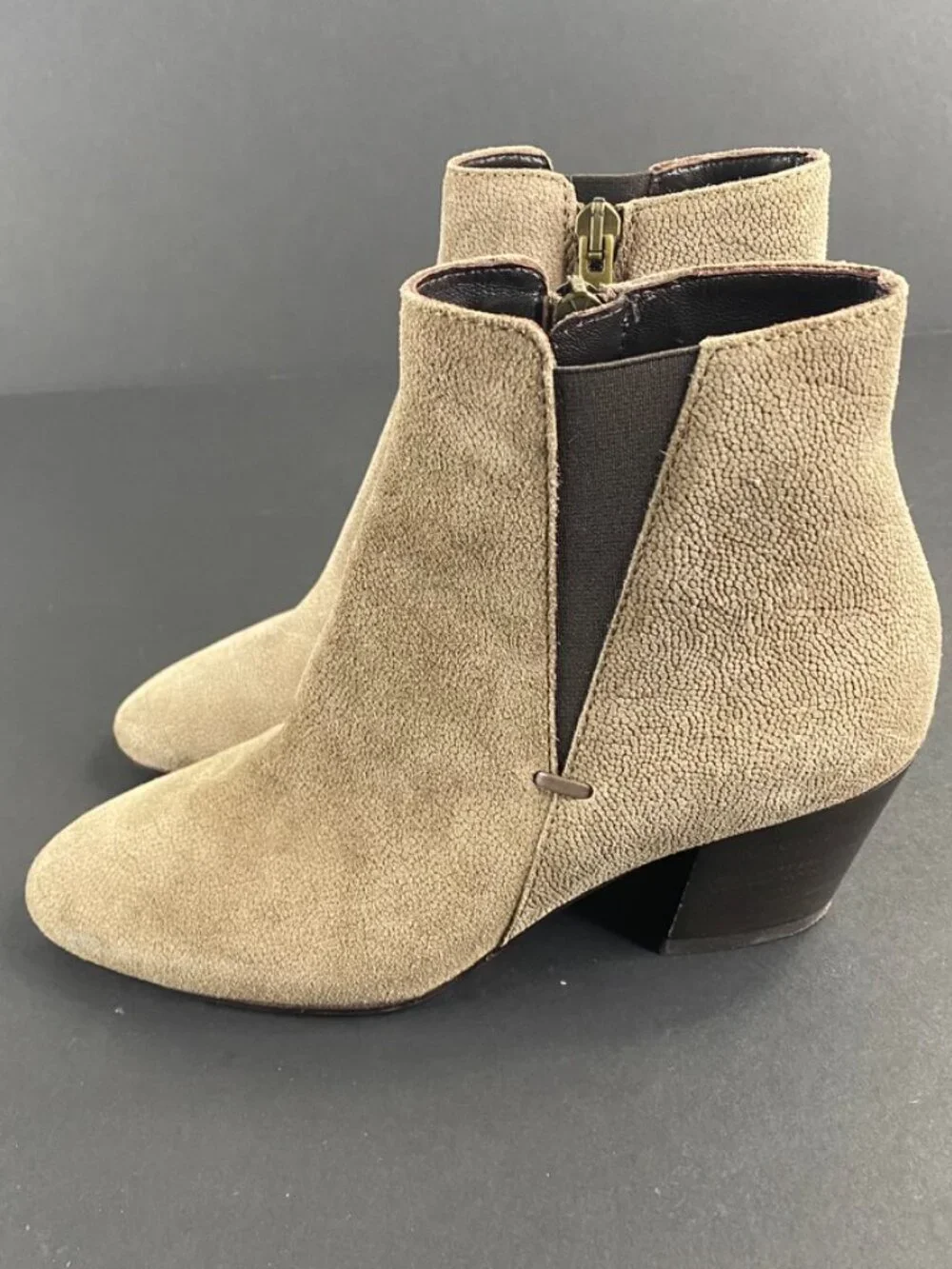 Aquatalia Tan Chelsea Booties Size 4